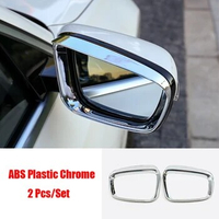 For BMW 3 Series G20 2019 2020 ABS Chrome Car Side Door rearview mirror rain eyebrow cover trim Car Sticker styling Accessories