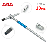 【ASA】專利螺旋T型六角扳手-10mm THR-10(台灣製/專利防滑+一般六角/三叉快速六角板手/滑牙)