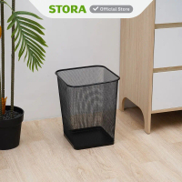 Stora 29 ltr Tempat Sampah Besi - Hitam Trash Can Waste Bin Tong Sampah Keranjang Sampah Dustbin