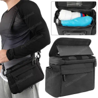Bike Frame Bag 3L Shoulder Bag with Foldable TPU Phone Holder Cycling Accessories for Mountain Bikes Road Bikes E-Bikes Scooters