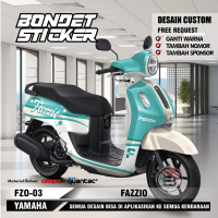 STICKER MOTOR - DECAL YAMAHA FAZZIO FULL BODY KODE FZO-03