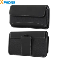 Waist Bag for Huawei Mate 20 X Honor 8X Max Note 10 Mobile Phone Oxford Nylon Fabric Cases Belt Clip Hole for 6.19 inch Phone