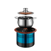 Personal electric mini food steamer instant hot pot