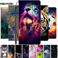 Leather Flip Case For Samsung A21s Cover A20e A20s M12 M21 S5 S8 S9 Margnetic Stand Wallet Book Card Case For Samsung Galaxy A21
