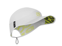 《Compressport 瑞士》PRO RACING CAP 超輕量跑帽 (白黃色)