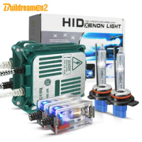 Buildreamen2 9012 HIR2 55W AC Xenon Light Kit Fast Start Ballast + High Bright Bulb 10000LM 5000K 12V Car Headlight Fog Light