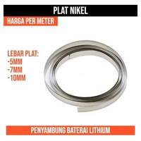 Plat Nikel 5mm 7mm 10mm Penyambung Sambung Baterai Lithium Plate Strip 7mm