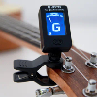 800pcs JOYO JT-01 Sensitive Mini Digital LCD Clip on Tuner for Guitar Bass Violin Ukulele Guitarra Part Accessories wholesale
