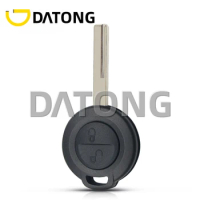 DATONG New 2 Button Key Fob Shell For Mitsubishi Colt Warior Carisma Spacestar BTN Remote Case Uncut Blade