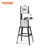 VEVOR 10/14Inch Band Saw 2-Speed Continuously Viable Benchtop Bandsaw with Optimized Work Light for Woodworking Aluminum Plastic