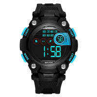 UTHAI C02 Children's Electronic Watches Kids Boys' Student Sports Waterproof LED Alarm Clock Calendar Men's Digit Smart Watch
