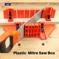 Multifunction Miter Saw Box 0/22.5/45/90 Degree For Woodworking 12 14 Inch Hand Tools Wood Cutting Clamping Mitre Box Cabinet