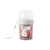 【梵特】雙層密封保鮮杯/沙拉杯/麥片杯-310ml+560ml-3入(隨身杯/優格杯/輕食杯)