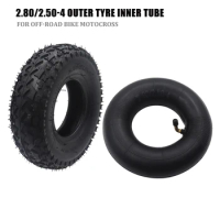 9 Inch Off-road Tire 2.80/2.50-4 Outer Tyre Inner Tube Fits Gas /Electric Scooter ATV Elderly Mobility Scooter Wheelchair 2.50-4