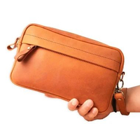 Tas Selempang & Clucth Kulit Sapi Asli - Tas Tangan Original Waterproof | Sling Bag Pria Anti Air | 