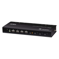 ATEN CS784H 真 4K 四埠 USB2.0 HDMI KVMMP 切換器 黑色 (V164)  
