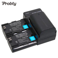 Probty 3pcs LP-E6 LPE6 LP E6 Battery + Charger For Canon EOS 5DS R 5D Mark II 5D Mark III 6D 7D 80D EOS 5DS R Camera
