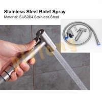 High Pressure Toilet Spray Bidet Set 304 Stainless Steel Bidet Toilet Spray Faucet Bathroom Toilet F