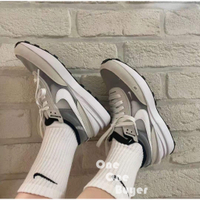 韓國代購Nike Waffle One 小Sacai 灰白 米白 解構 透明 女鞋男鞋 休閒鞋 DA7995-100