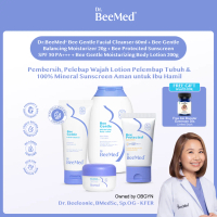 [4pcs Set] Dr.BeeMed Bee Gentle Facial Cleanser 60ml + Bee Gentle Balancing Moisturizer 20g + Bee Pr