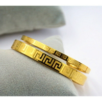 歐幣飾品銅手鐲鍍金手鏈仿真黃金保色日韓國沙金飾品女結婚