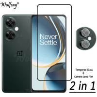 2 in 1 Tempered Glass For OnePlus Nord N30 5G Screen Protector For OnePlus Nord N30 5G Camera Lens For OnePlus Nord N30 5G Glass