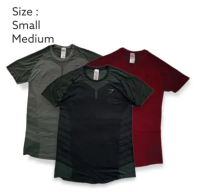 Gym-Shark Kaos Cowok 315 Dry Fit – Kaos Slim Fit Seamless, Kaos Olahraga Dry-Fit & Longline, Bahan R