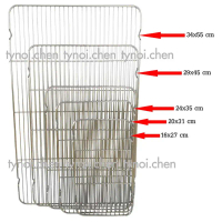 ตะแกรงพักของร้อน tk 4 ขนาด 16x27, 20x31, 24x35, 29x45, 34x55 cm