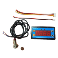 Digital Hour Meter Speed Measure 30-80000RPM Proximity Switch-Timer Dropshipping