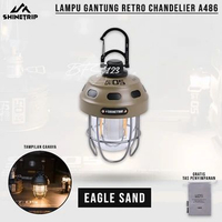 SHINETRIP Series Nut Retro Chandelier A486 Lampu Berkemah Retro Vintage Type-C IPX3 Lampu Gantung LE
