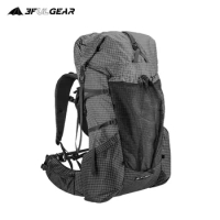 3F UL GEAR Ultralight Hiking Backpack Frame YUE 45+10L Outdoor Climbing Backpack Lightweight Travel Trekking Rucksack