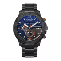 Alexandre Christie Jam Tangan Pria Alexandre Christie Chronograph AC 6627 MCBIPBAOR Men Dual Tone Di