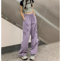 pampers pants murah cargo pants women Purple women’s cargo pants for petite figures, lightweight, lo