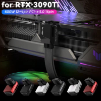 For RTX 3090Ti 600W 12+4pin PCIe 5.0 Adapter 16pin 12VHPWR GPU Power Connector for RTX 3090Ti 4070Ti 4080 4090 Graphic Card GPU
