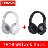 Original Thinkplus Lenovo TH10 2pcs Wireless Headset Bluetooth 5.0 Stereo Music Gaming Headphone with Microphone