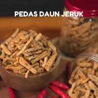 BUNDLING 2 PEDES - Basreng Pedes Daun Jeruk / Basreng Gurih/ Cemilan Pedes Gurih  Snacks Food Pedas