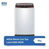 AQUA Mesin Cuci Top Load AQW-98DD / AQW98-DD / AQW-98-DD 9Kg