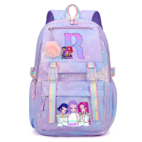Demon Hunters KPop Demon Hunters Letter Print Backpack Casual Large Capacity Backpack