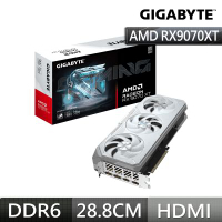 推★GIGABYTE 技嘉Radeon RX 9070 XT GAMING OC ICE 16GB 顯示卡