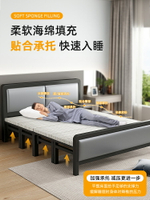 【廠家直銷】折疊床家用單人床出租房用1.2米1.5米簡易床架現代簡約午休床