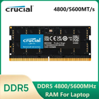 Crucial Memory DDR5 4800 5600 MT/s MHz 8GB 16GB 32GB Laptop RAM 262pin SO-DIMM Memory for LEGION Laptop Notebook Ultrabook