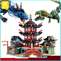XINGYA MALL Mainan Bricks Ninja Dragon Building Toys 3D Susun Edukasi Mainan Balok