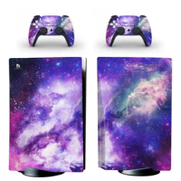 Starry Sky PS5 Standard Disc Edition Skin Sticker Decal Cover for PlayStation 5 Console &amp; Controller PS5 Skin Sticker Vinyl
