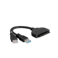 Mini size small simple use USB2.0 + USB3.0 to 2.5 " SATA drive line 22pin port SATA cable
