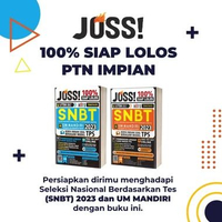 Buku Joss! 100% Siap Lolos UTBK SNBT + UM Mandiri 2023 Dilengkapi Soal Pengayaan (SBMPTN) - Mizan