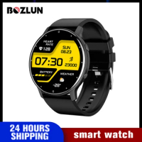 BOZLUN 1.28 inch Smartwatch Women Waterproof Heart Rate Monitor Fitness Tracker Men Smartwatch with Pedometer for Android iOS