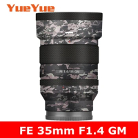 FE 35 1.4 GM SEL35F14GM Anti-Scratch Camera Lens Sticker Coat Wrap Protective Film Body Protector Skin For Sony FE 35mm F1.4 GM