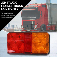 2pcs 12V24V Voltage 10LED Truck Trailer Van Truck Side Tail Lights Lights Truck X7T4