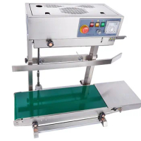 Auto Continuous Food Paper Bag Heat Pouch Sealing Machine Price For Sale