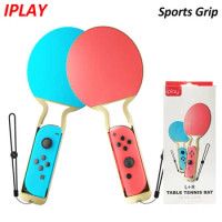 2pcs Tennis Racket Handle Holder Gamepad for Nintendo Switch OLED Joypad Tennis ACES Game Player Sports Grip Games Accessories